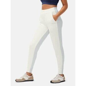 Outdoor Voices Two Tone Joggers Ivory Gray